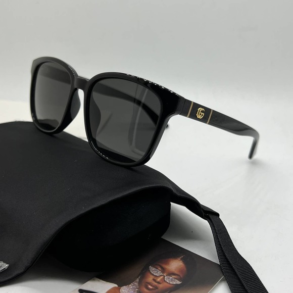 NEW Gucci GG0637SK Black Marmont Unisex Sunglasses - Picture 1 of 9